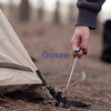 Camping Steel Tent Peg Puller With Plastic Handle