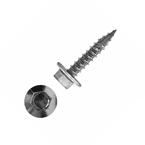 Type 17 12G-11x35mm SS316 Hex Head Screw