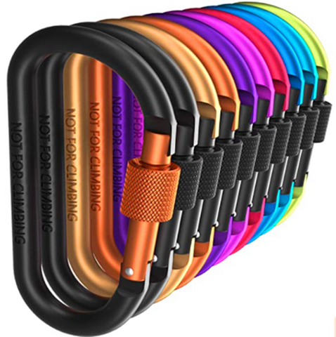 Aluminum D-Ring Climbing Carabiner 