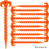 Screw Spiral Tent Plastic Stakes 