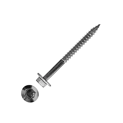 Type 17 12G-11x50mm SS316 Hex Washer Face Screw 