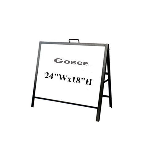 24"W x 18"H Sidewalk Sign Holder A-Frame 